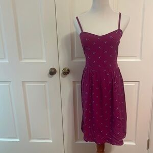 Magenta sun dress